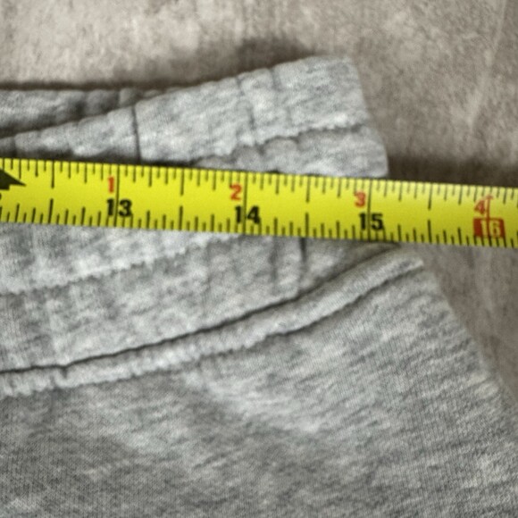 Gym Shark Joggers Mens M Grey Cotton Sweatpants White Logo - Picture 10 of 11